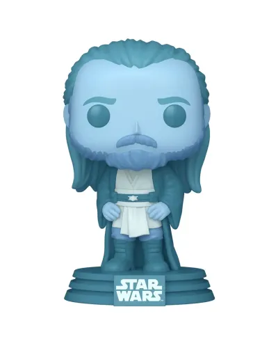Фигурка Funko POP! Bobble Star Wars Qui-Gon Jinn (Force Ghost) (GW) (Exc) (778) 85075