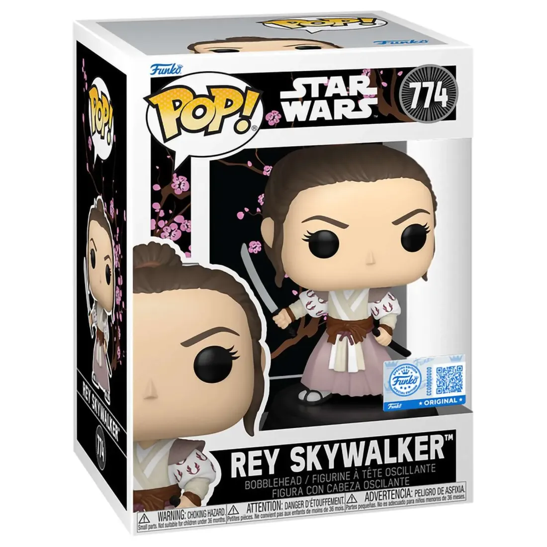 Фигурка Funko POP! Bobble Star Wars SWI Convention Rey Skywalker (Exc) (774) 85190