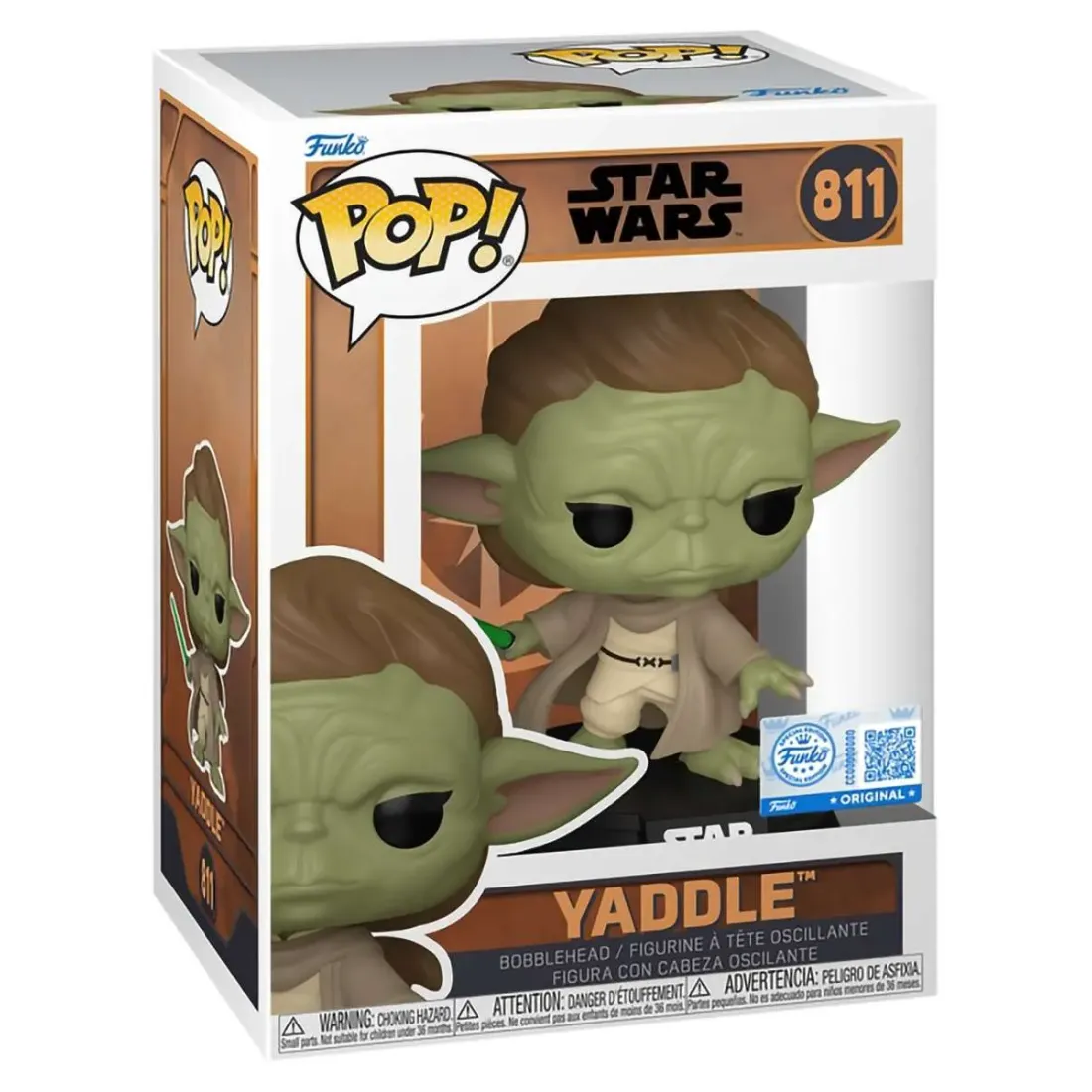 Фигурка Funko POP! Bobble Star Wars Tales of The Jedi Yaddle (Exc) (811) 88572