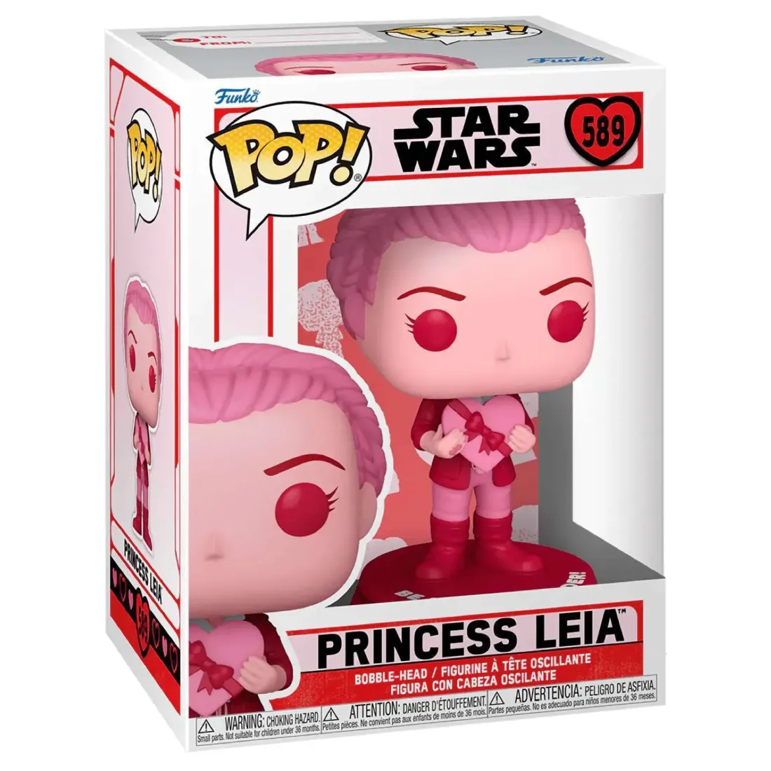 Фигурка Funko POP! Bobble Star Wars Valentines Princess Leia (589) 67613