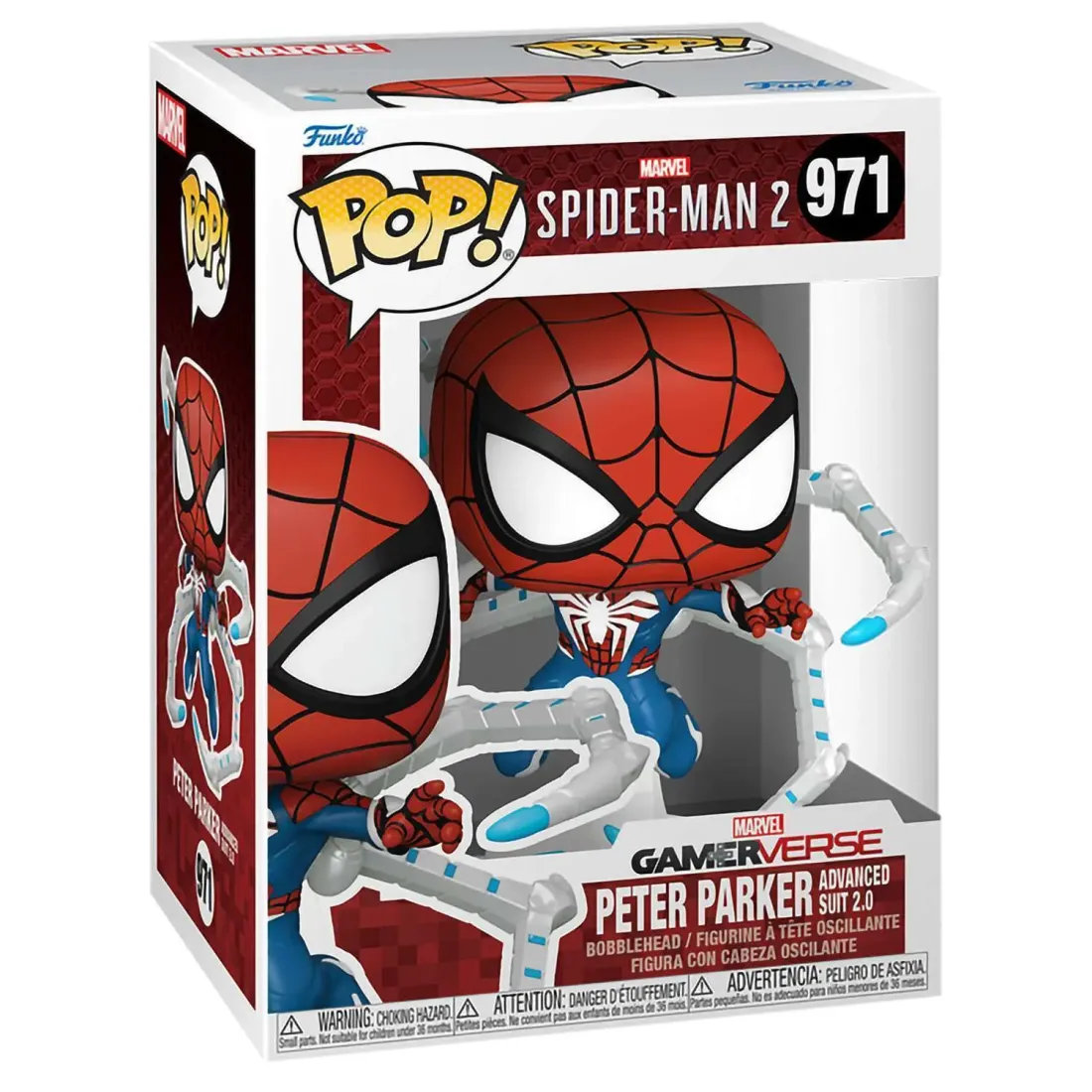 Фигурка Funko POP! Bobble Marvel Games Spider-Man 2 Peter Parker Suit (971) 76109