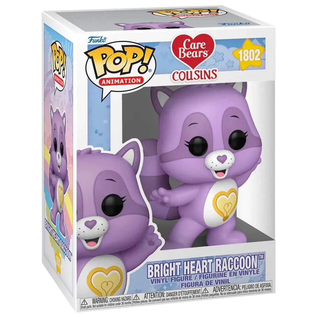 Фигурка Funko POP! Animation Care Bears Cousins Bright Heart Raccoon (1802) 83494