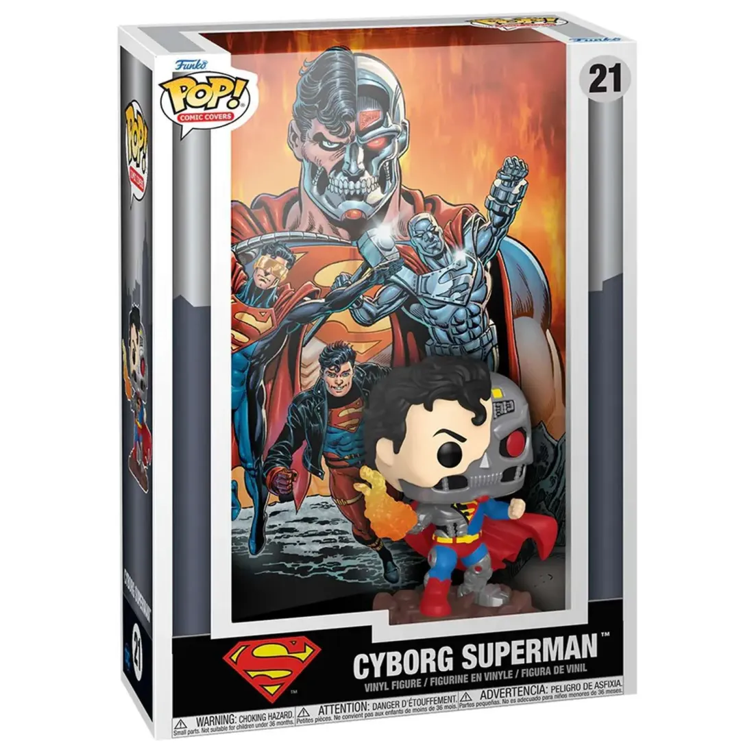 Фигурка Funko POP! Comic Covers DC Cyborg Superman (21) 83729